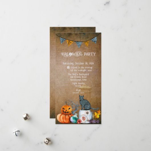 HAL FEESTDAGENKAART (Voorkant / Achterkant in situ)