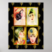 Hal Phyff Art Deco Dames 1926 Poster (Voorkant)