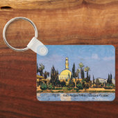 Hala Sultan Tekke Mosque op een sleutelring Sleutelhanger (Achterkant)