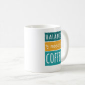 Halaboji a besoin de café Mug (Devant droit)