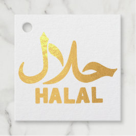 Halal English Arabic Business Bedankjes Labels