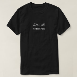 halal koffie t-shirt