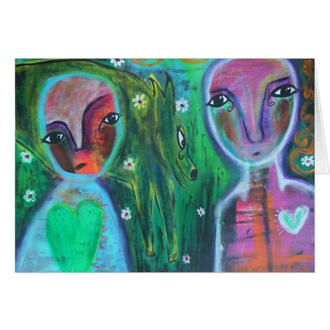 Halcyon dagen blanco kaart (Voorkant Horizontaal)