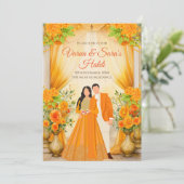 Haldi invite les invitations Digital Haldi (Debout devant)