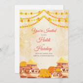 Haldi nodigt uit en Haldi nodigt u uit Kaart (Voorkant / Achterkant)