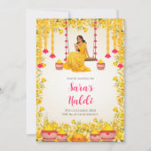 Haldi uitnodigingen Digital Haldi nodigt Pithi uit (Voorkant)