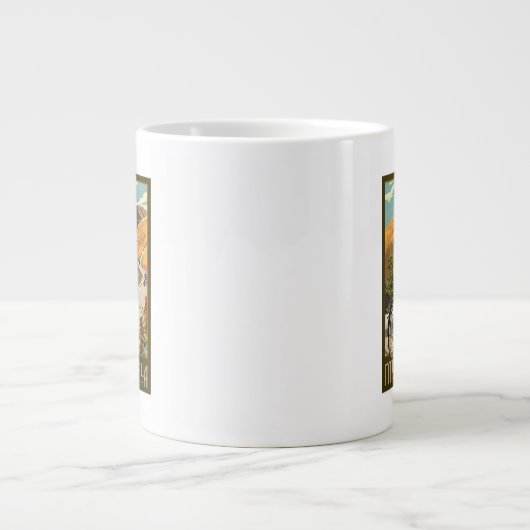 Haleakala Bicycle Rides Hawaii Extra Grote Mok (Voorkant)