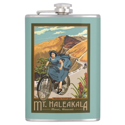 Haleakala Bicycle Rides Hawaii Heupfles (Voorkant)