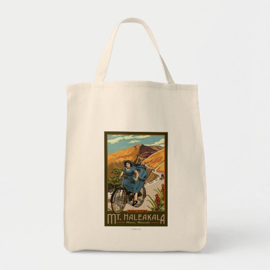 Haleakala Bicycle Rides Hawaii Tote Bag (Voorkant)
