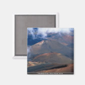 Haleakala Crater, Maui, Hawaii, VS. Magneet (Voorkant / Achterkant)