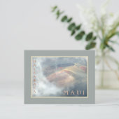 "HALEAKALA DANS LES NUAGES" CARTE POSTALE (Debout devant)