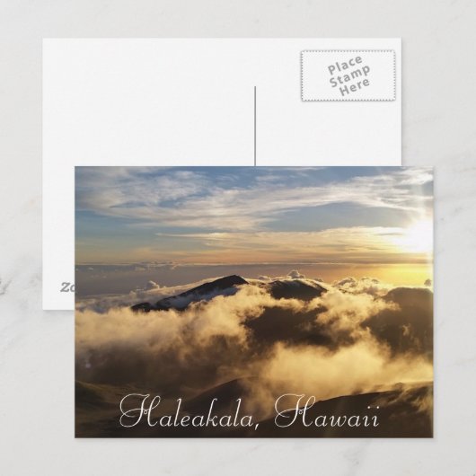 Haleakala, Hawaii Fotografie Briefkaart Keepomwill (Voorkant / Achterkant)