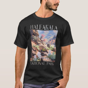 Haleakala Nationaal Park Maui Hawaii Natuur Wandel T-shirt