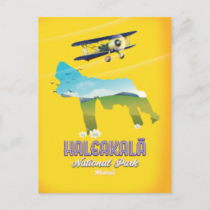 Haleakalā nationaal park, reisgids Hawaï Briefkaart