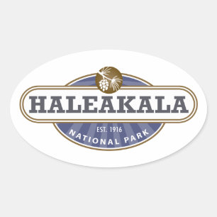 Haleakala National Park Ovale Sticker