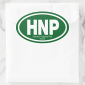 Haleakala National Park Ovale Sticker (Tas)