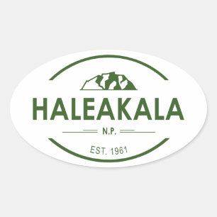 Haleakala National Park Ovale Sticker