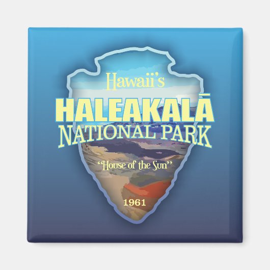 Haleakala NP (pijlpunt) Magneet (Voorkant)
