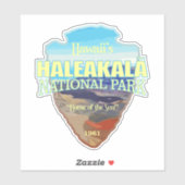 Haleakala NP (pijlpunt) Sticker (Vel)