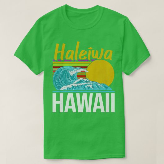 Haleiwa Hawaii T-shirt (Design voorkant)