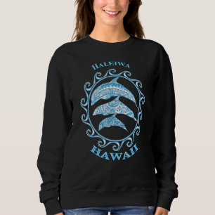 Haleiwa Hawaii Tribal Dolphins Oceaandieren Trui
