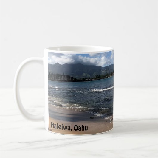 Haleiwa North Shore Oahu Coffee Mok (Links)