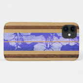 Haleiwa Surfboard Hawaiian Paars Case-Mate iPhone Case (Achterkant (horizontaal))