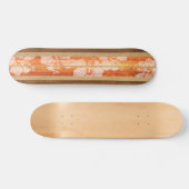 Haleiwa Vintage Surf Faux Maple Skateboard (Horz)
