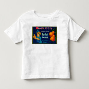 Hale's Pride Pear Crate LabelSuisun, CA Kinder Shirts