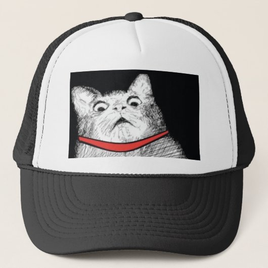 Halètement étonné Meme - casquette de chat (Devant)