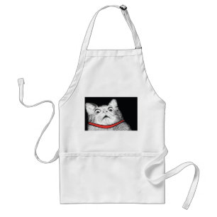 Halètement étonné Meme - tablier de chat