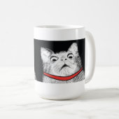 Halètement étonné Meme - tasse de chat (Devant droit)