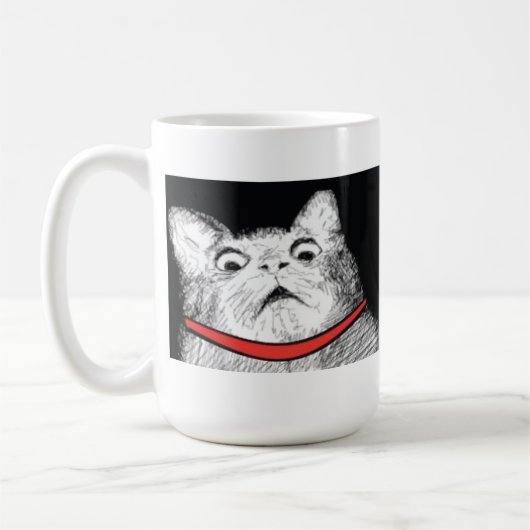 Halètement étonné Meme - tasse de chat (Gauche)