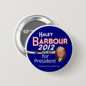 Haley Barbour 2012 Ronde Button 5,7 Cm (Voorkant /achterkant)