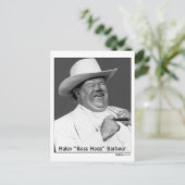 Haley "the Hogg" Barbour Briefkaart (Staand voorkant)