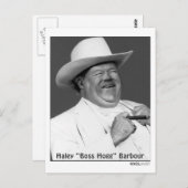 Haley "the Hogg" Barbour Briefkaart (Voorkant / Achterkant)