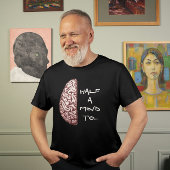 Half a Mind Shirt Donker T-shirt