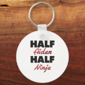 Half Aidan Half Ninja Sleutelhanger (Voorkant)