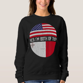 Half-Amerikaans half Maltees Amerikaanse Amerikaan Trui