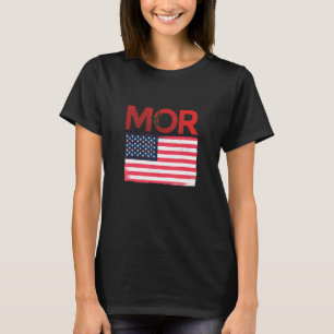 Half Amerikaans Half Marokkaans VS vlag Marokko vl T-shirt