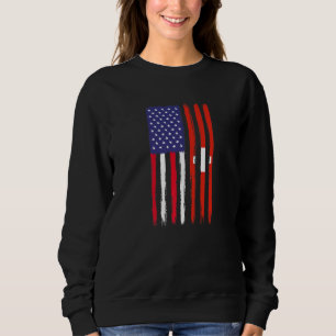 Half-Amerikaanse vlag Zwitserland Trui