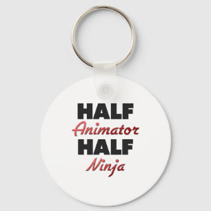 Half Animator Half Ninja Sleutelhanger