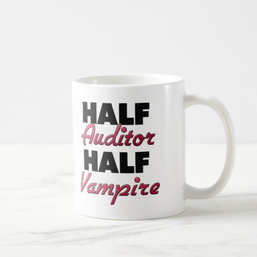 Half Auditor Half Vampire Koffiemok (Rechts)