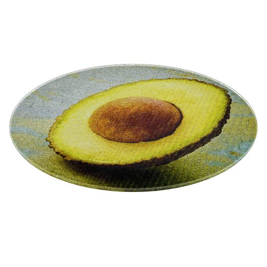 "Half Avocado" Cute Photo. Bestel nu Snijplank (Hoek)