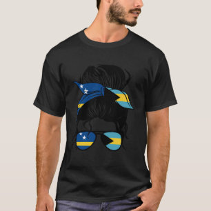 Half Bahamaanse half Curacao Roots Curaã§AO en Bah T-shirt