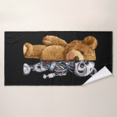 Half Bear Half Robot (Serviette de bain)