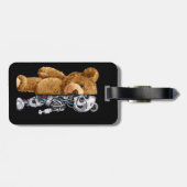 Half Bear Half Robot Bagagelabel (Achterkant horizontaal)