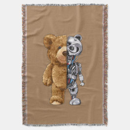 Half Bear Half Robot Deken