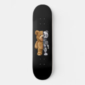 Half Bear Half Robot Skateboard (Voorkant)