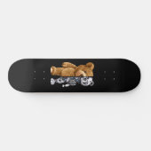 Half Bear Half Robot Skateboard (Horizontaal)